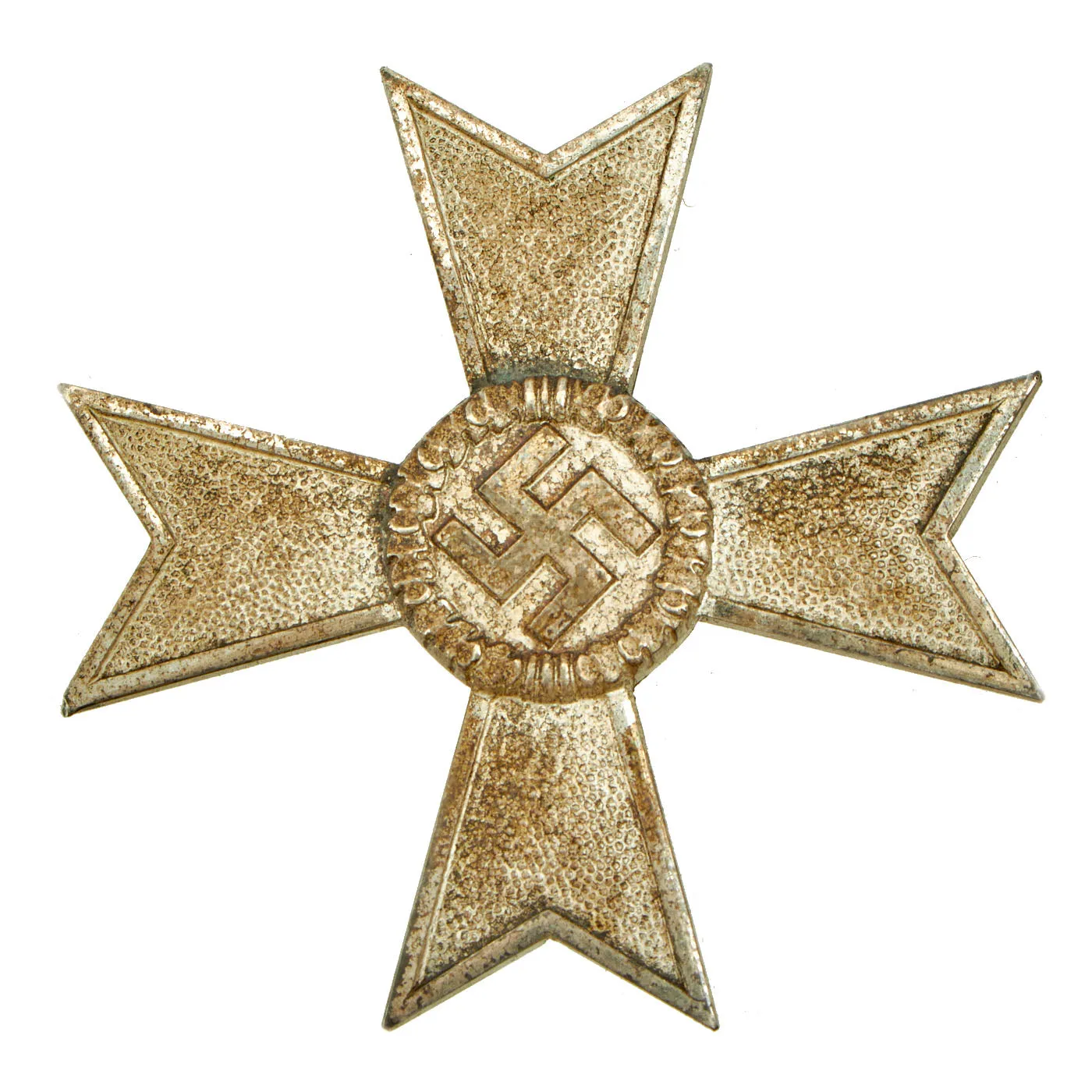 Original German WWII Silver War Merit Cross KvK 1st Class in Case by Deschler & Sohn - Kriegsverdienstkreuz