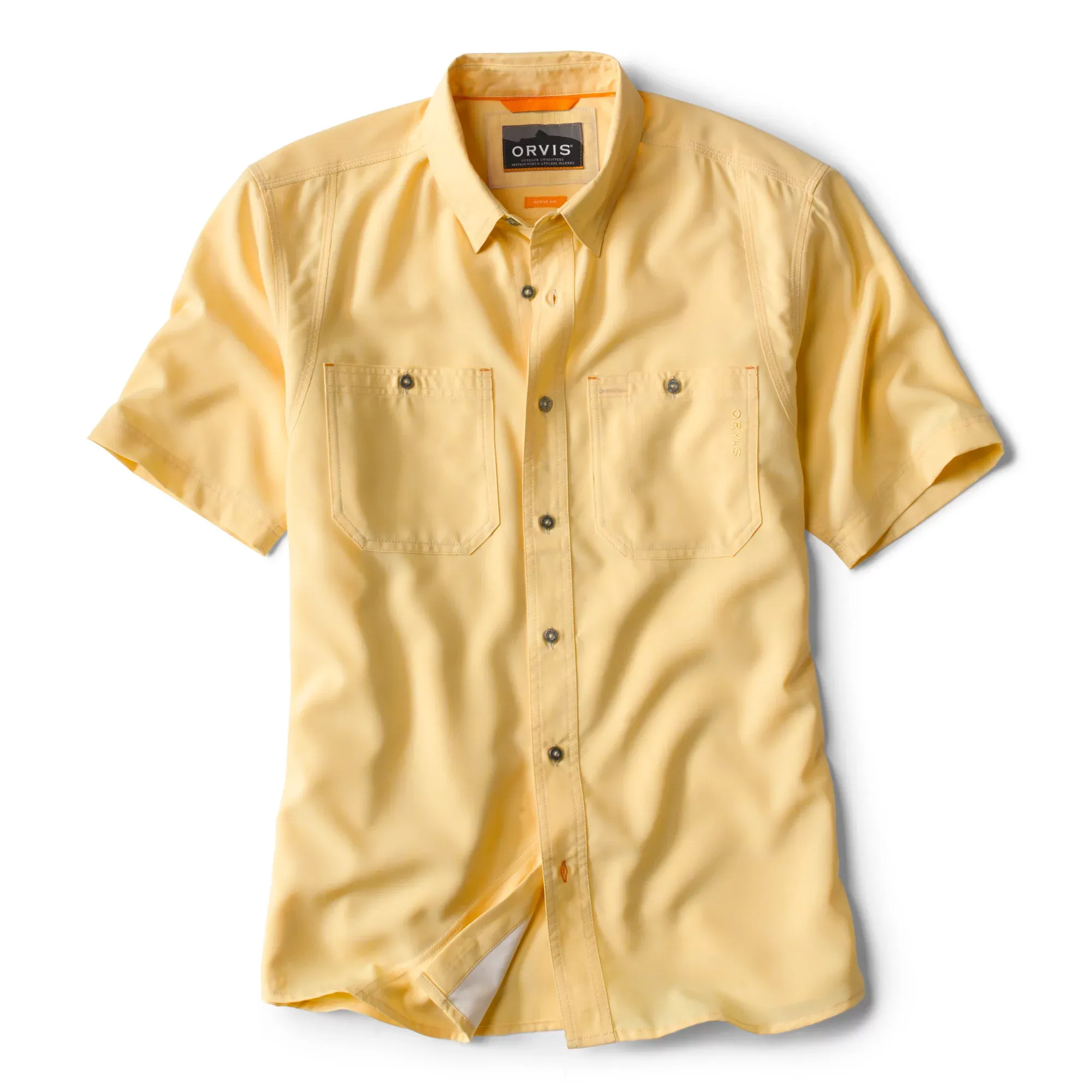 Orvis SS Tech Chambray Work Shirt / Butter