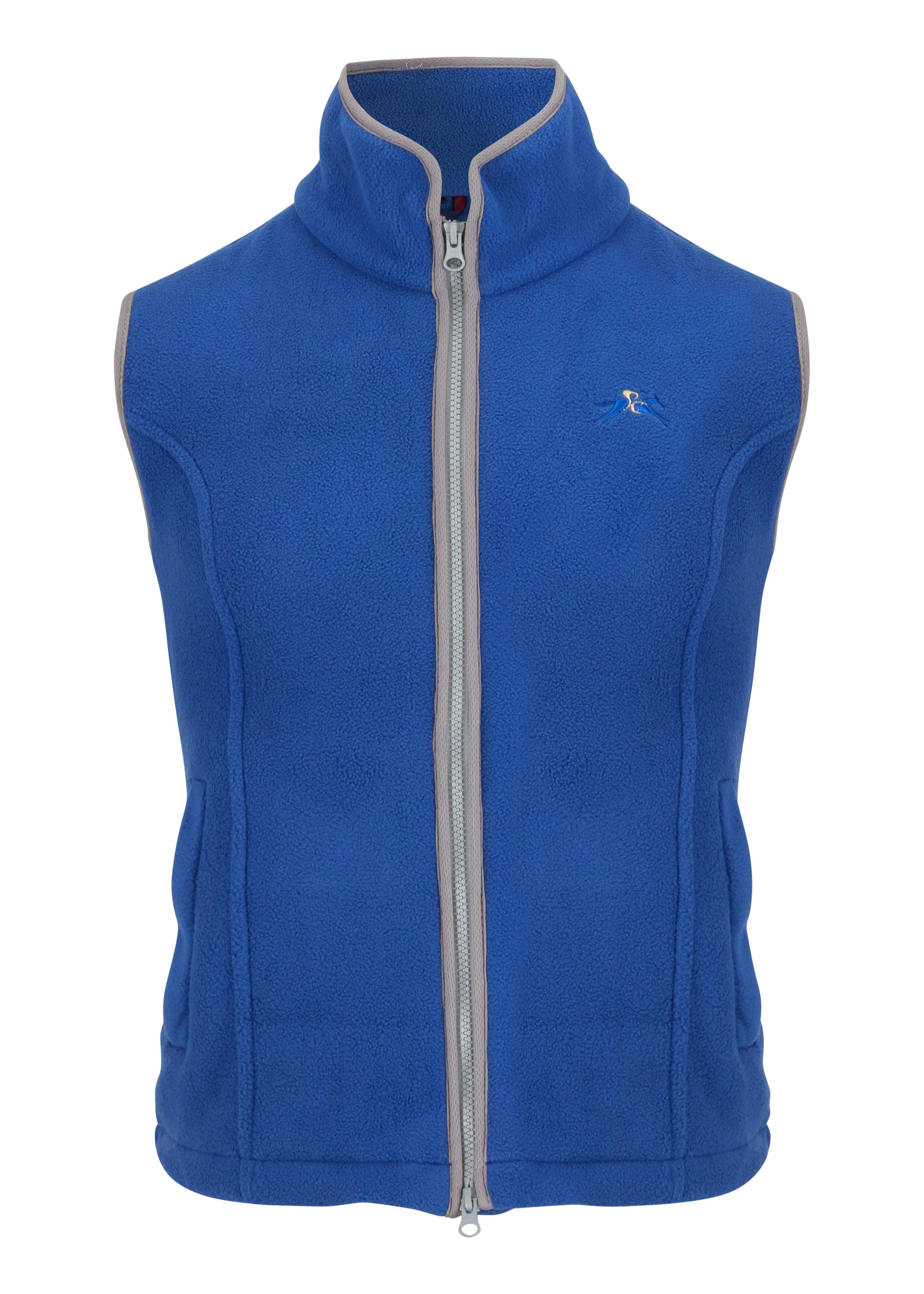 Paddock Fleece Waistcoat Royal Blue Childrens By Pc Racewear