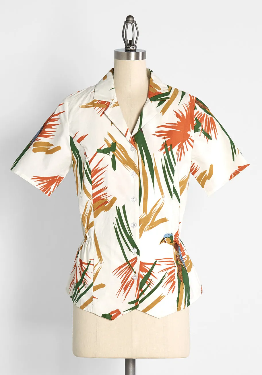 Parrot of Merit Button-Up Shirt