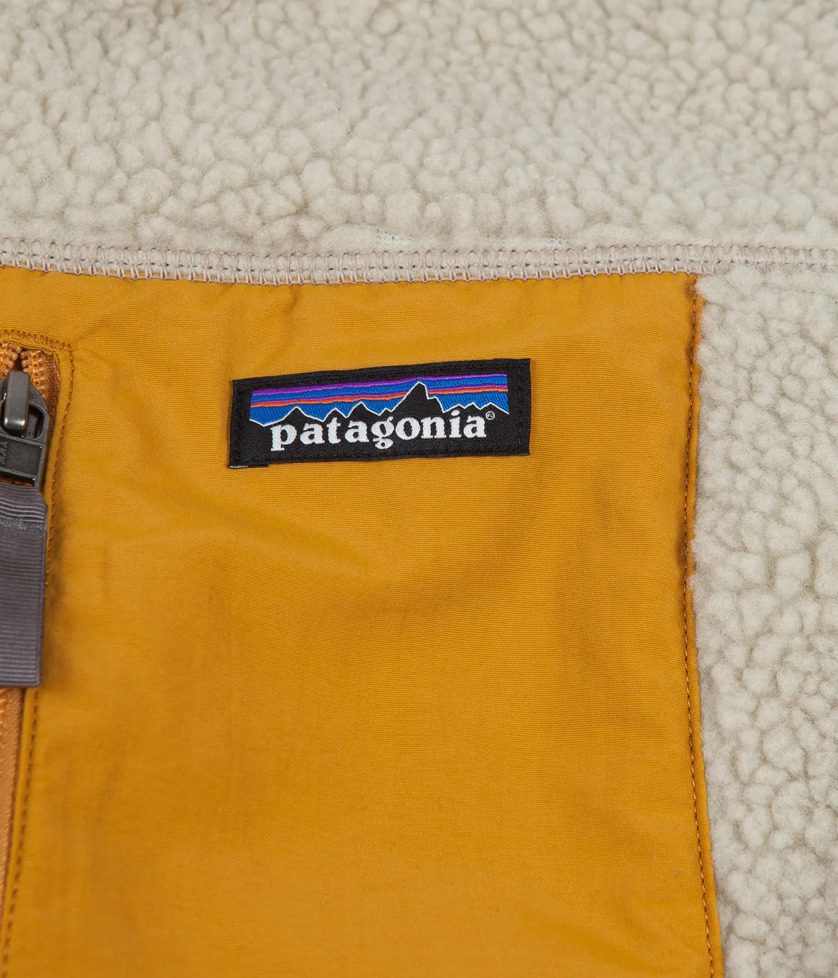 Patagonia Classic Retro-X Vest - Pelican / Wren Gold