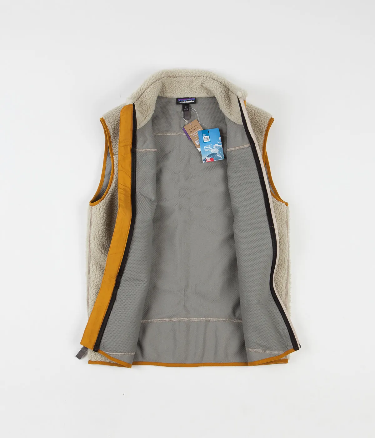 Patagonia Classic Retro-X Vest - Pelican / Wren Gold