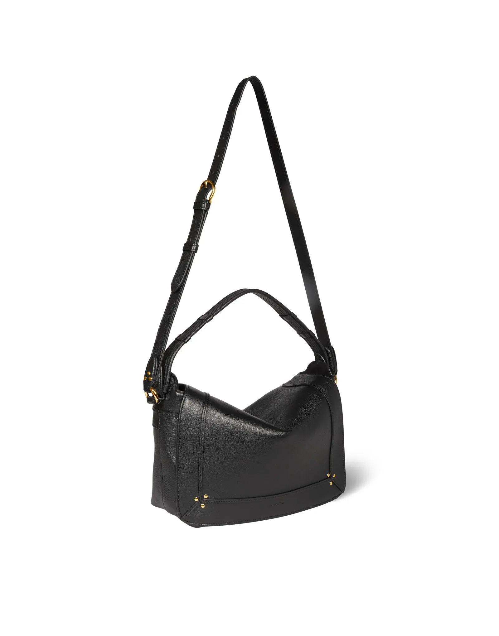 Pepito M Bag in Noir Brass Buffalo