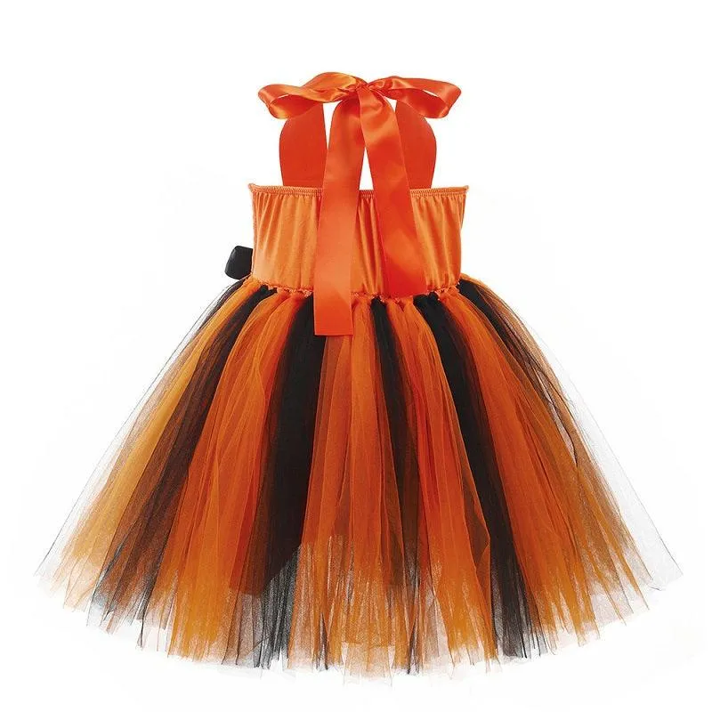 Perfect Halloween Costume for Girls - Pumpkin Dress Set Perfect Halloween Costume for Girls - Pumpkin Dress Set