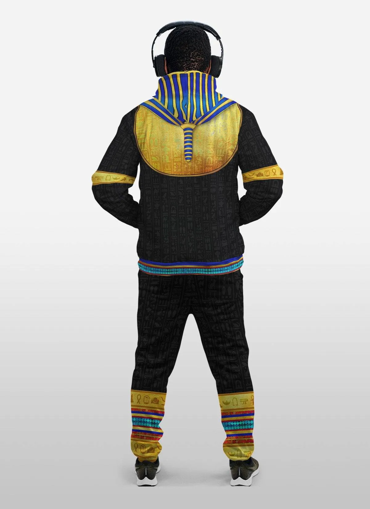 Pharaoh Cosplay Fleece All-over Hoodie And Joggers Set