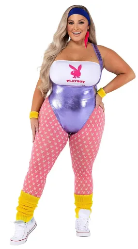 Playboy Plus Size Workout Bunny Costume