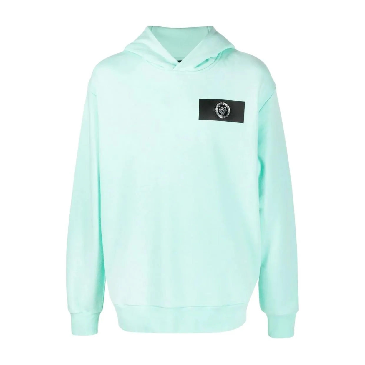 Plein Sport Patch Logo Mint Green Hoodie