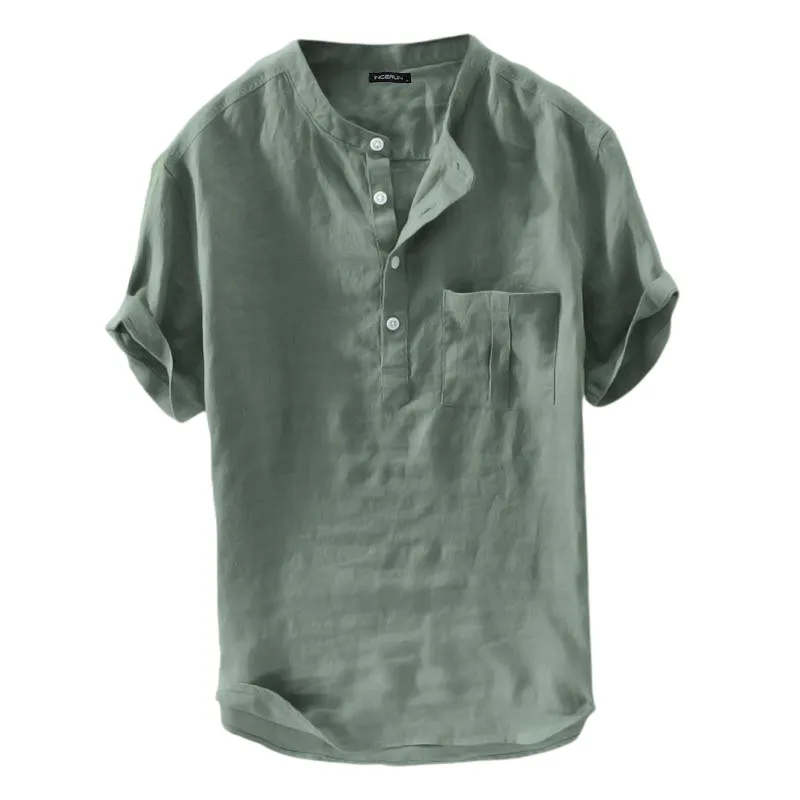 Pologize™ Casual Short Sleeve Button Shirt