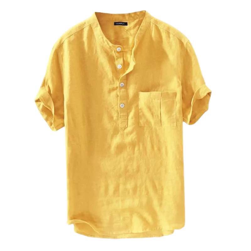 Pologize™ Casual Short Sleeve Button Shirt