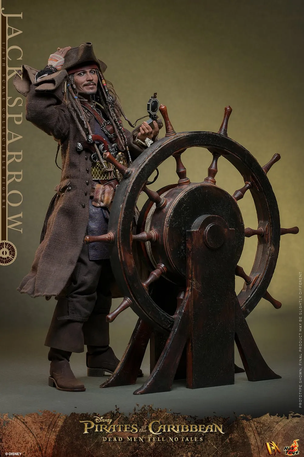 PRE-ORDER: Hot Toys Pirates of the Caribbean Jack Sparrow Sixth Scale Figure