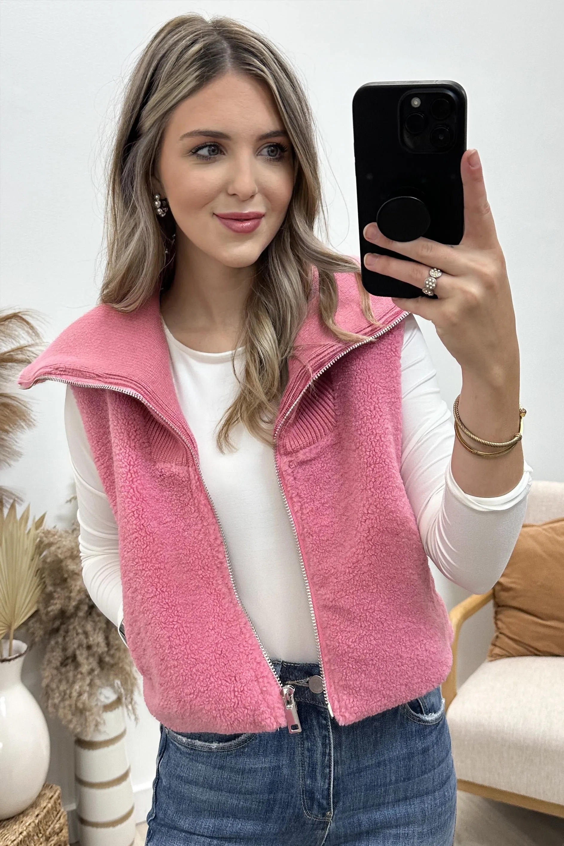 "Exciting Things Ahead" Vest (Pink)