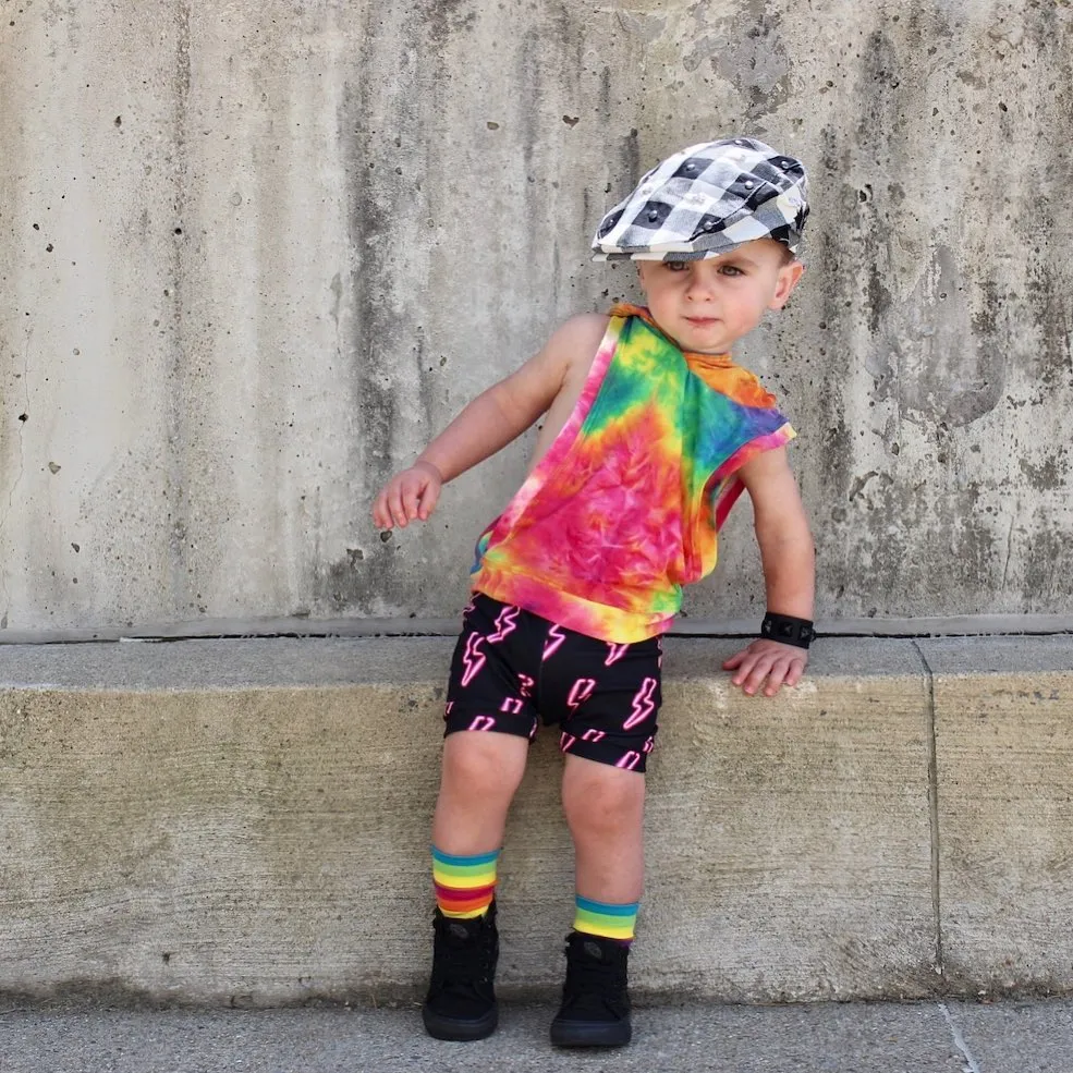 Rainbow Kids Stripe Knee Socks crew socks