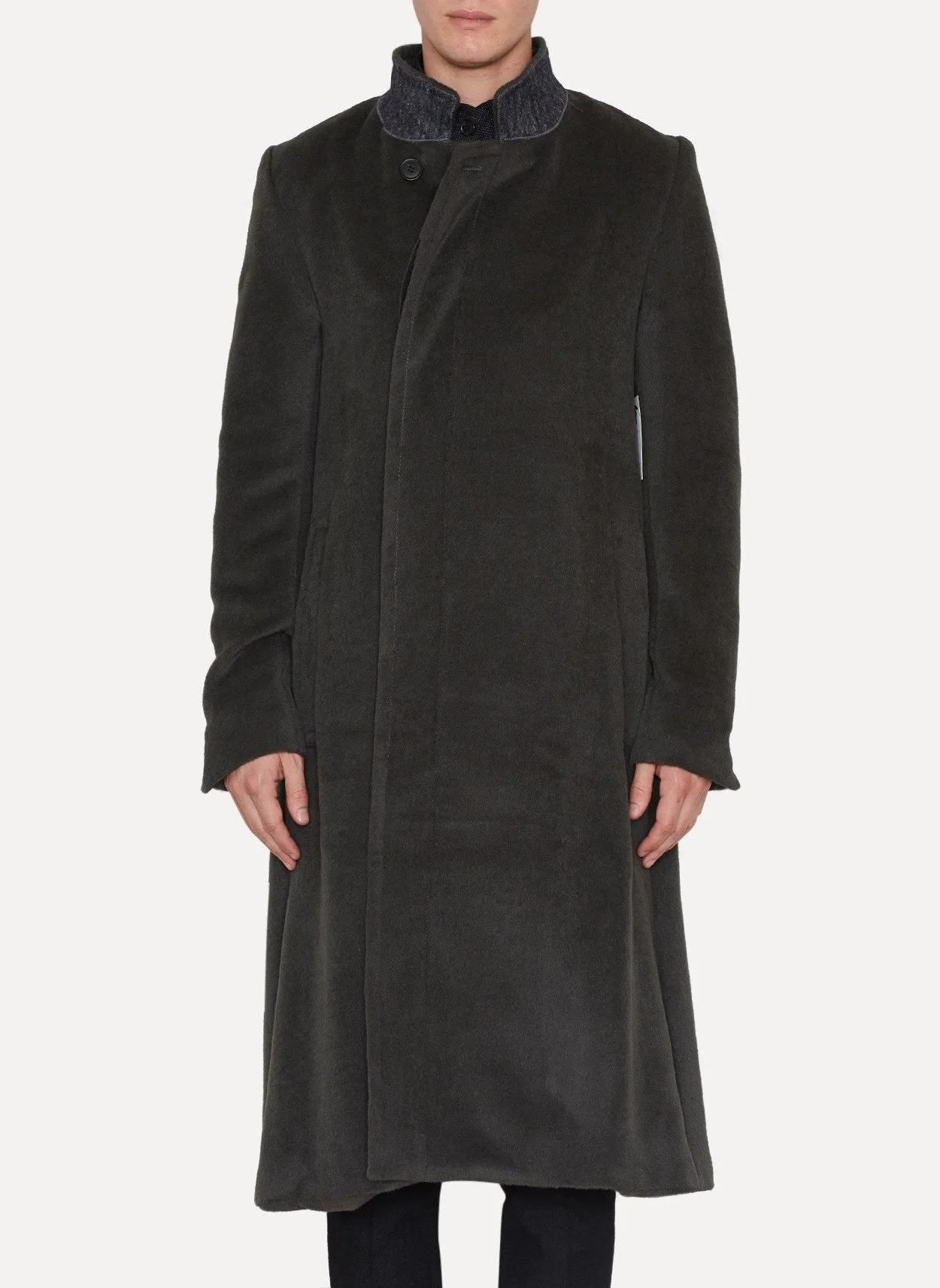 Raven Alpaca Wool Coat Film