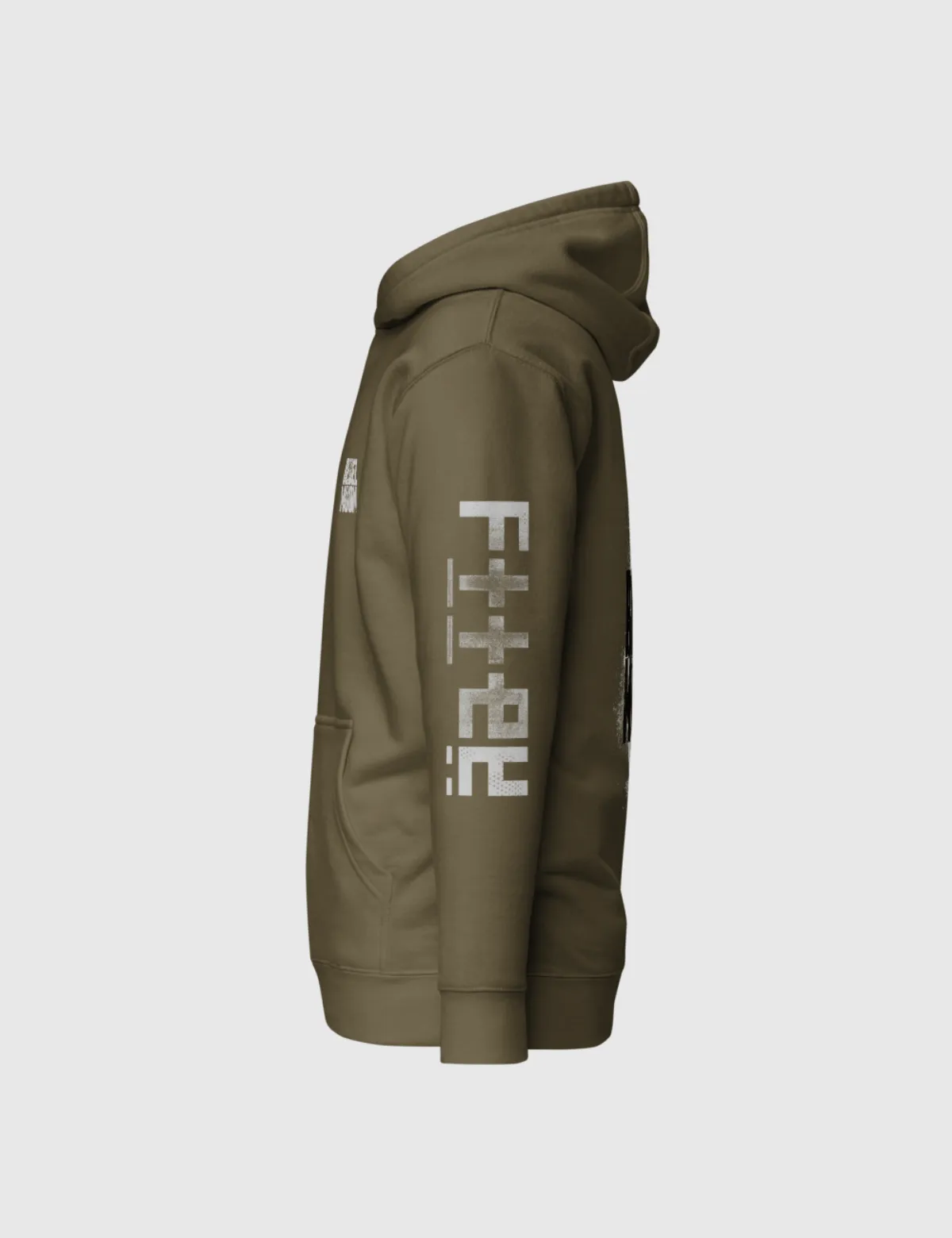 Rebel Moon Logo Unisex Hoodie [Military Green]