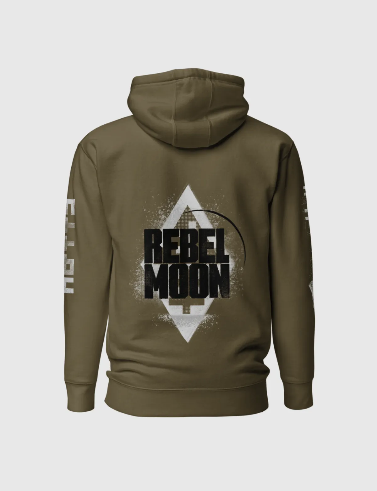 Rebel Moon Logo Unisex Hoodie [Military Green]