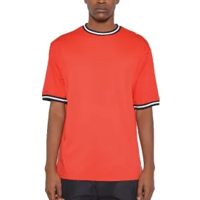 Red Micromesh T-Shirt