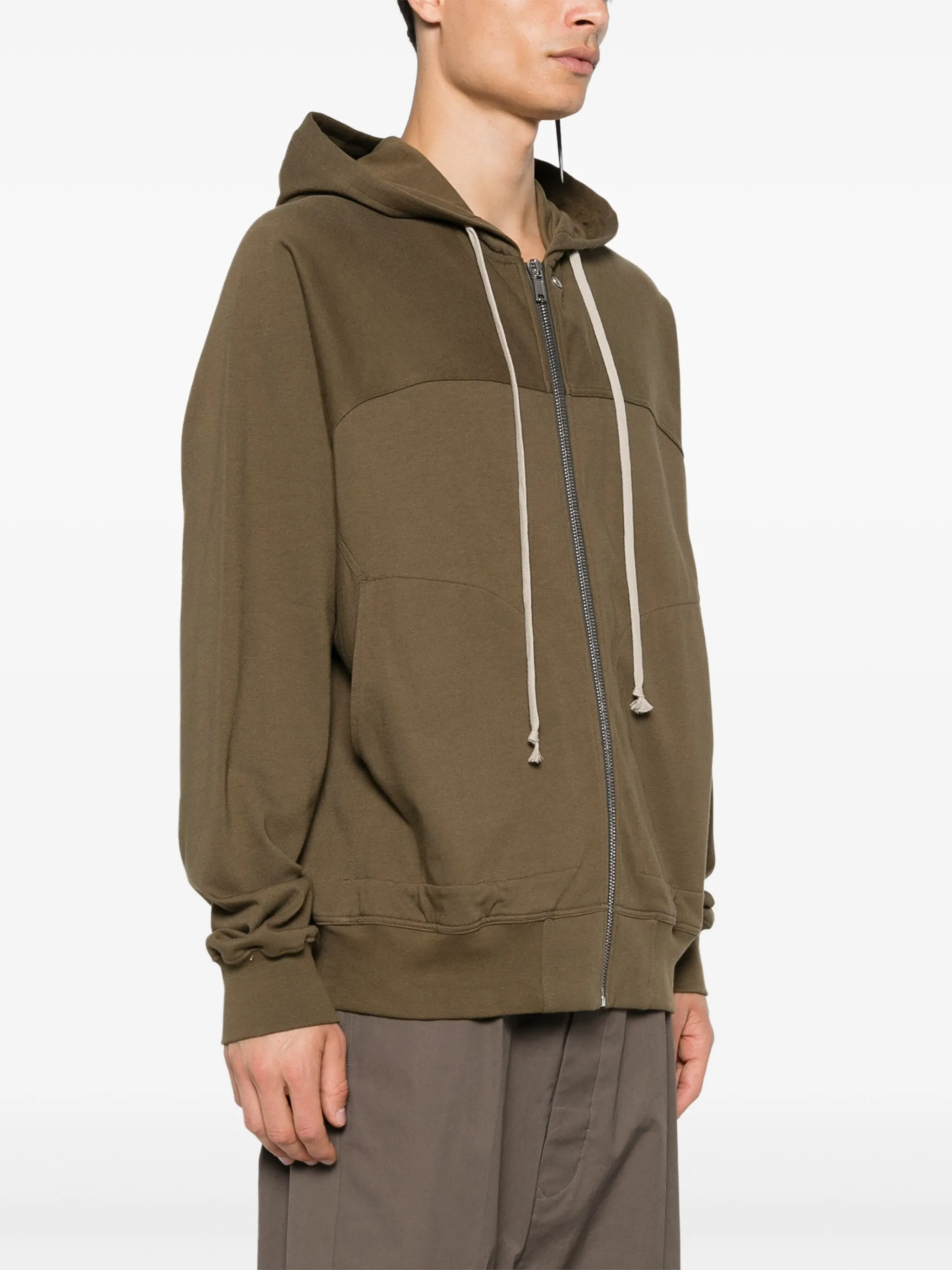 RICK OWENS WINDBREAKER JERSEY HOODIE