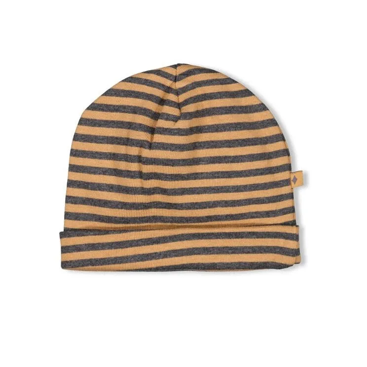 ROCK THE WORLD Signature Stripe Rib Knit Hat