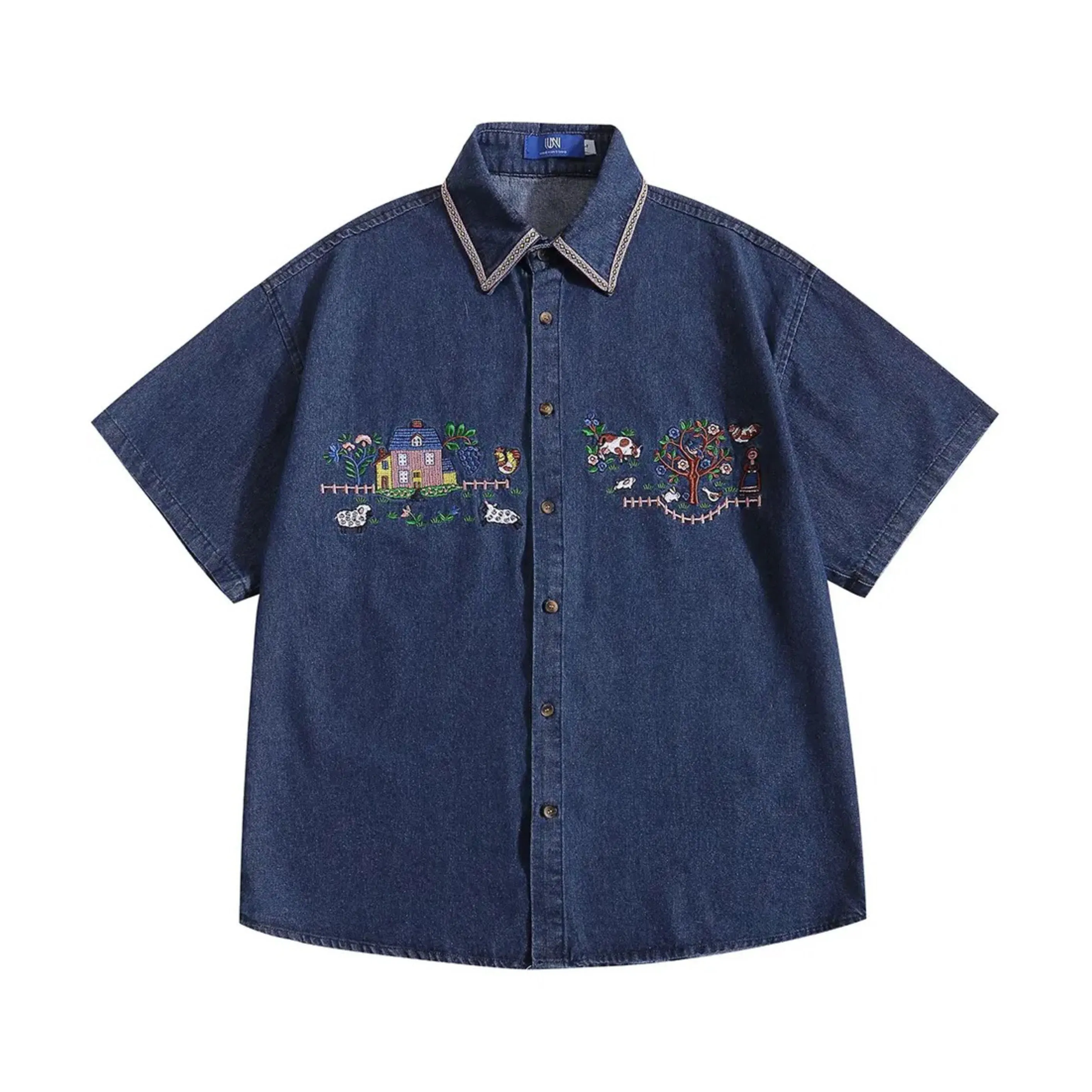 Rural Stitch Denim Shirt