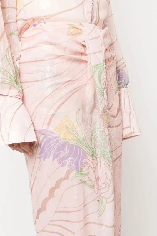 SABINA MUSAYEV LIMA SKIRT - BLUSH PRINT