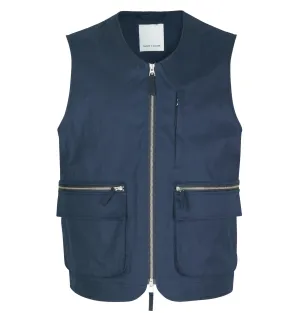 Samsoe & Samsoe Bue Waistcoat – Night Sky