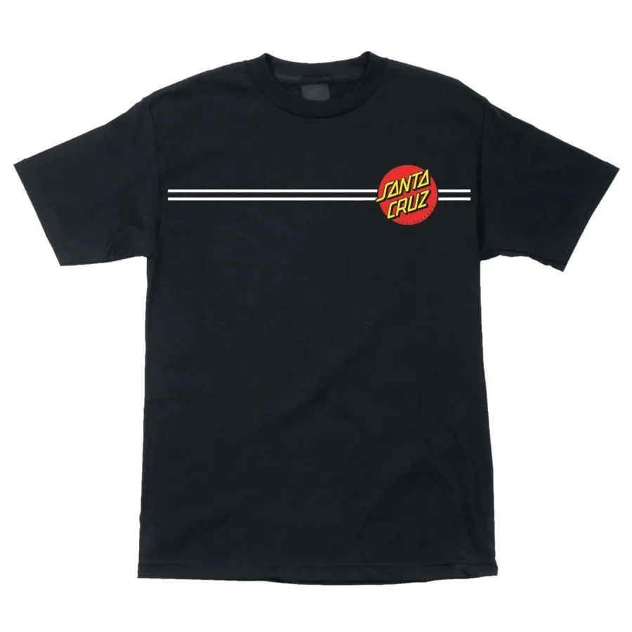 Santa Cruz Classic Dot T Shirt Black