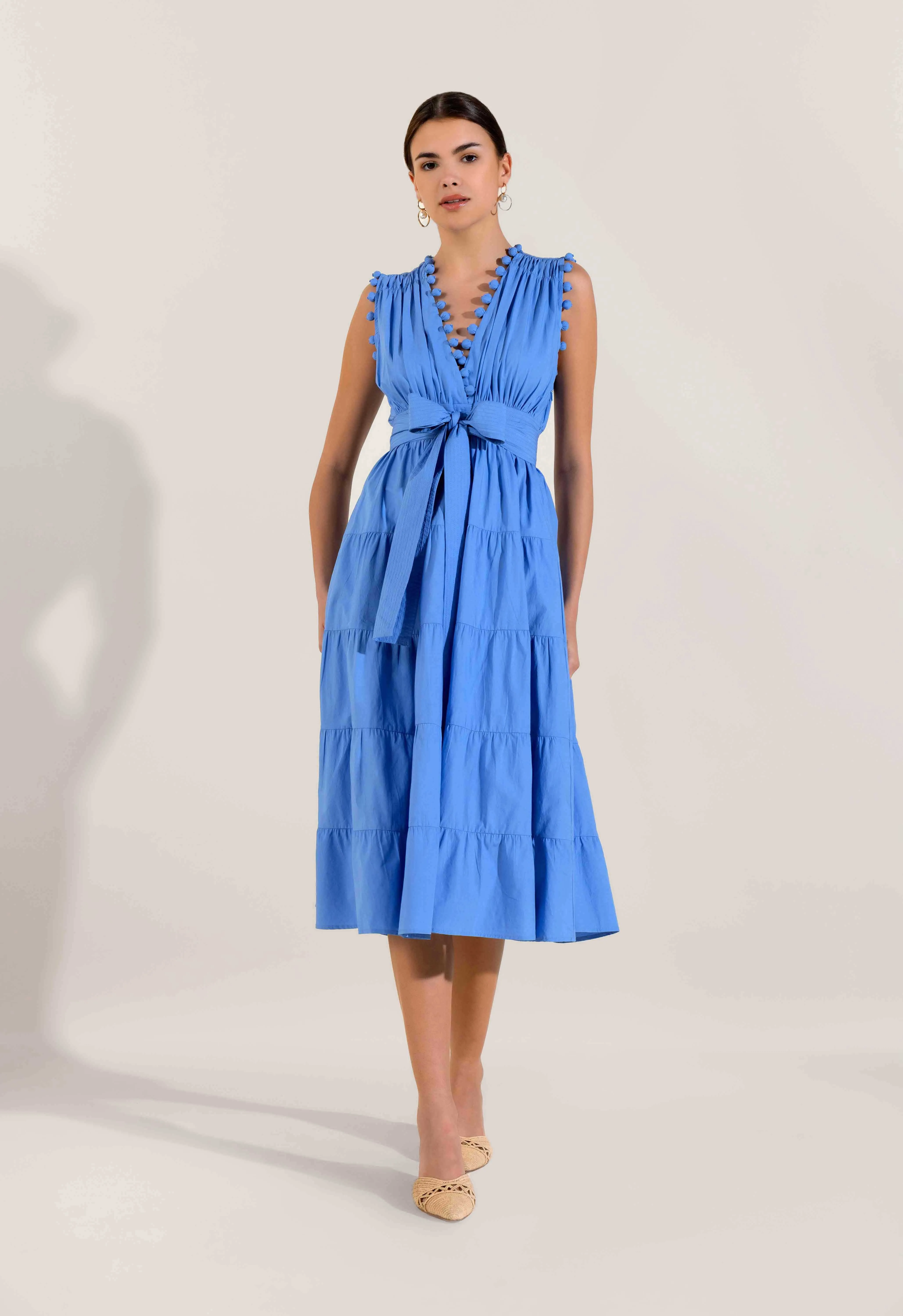 Santa Cruz Midi Dress Blue