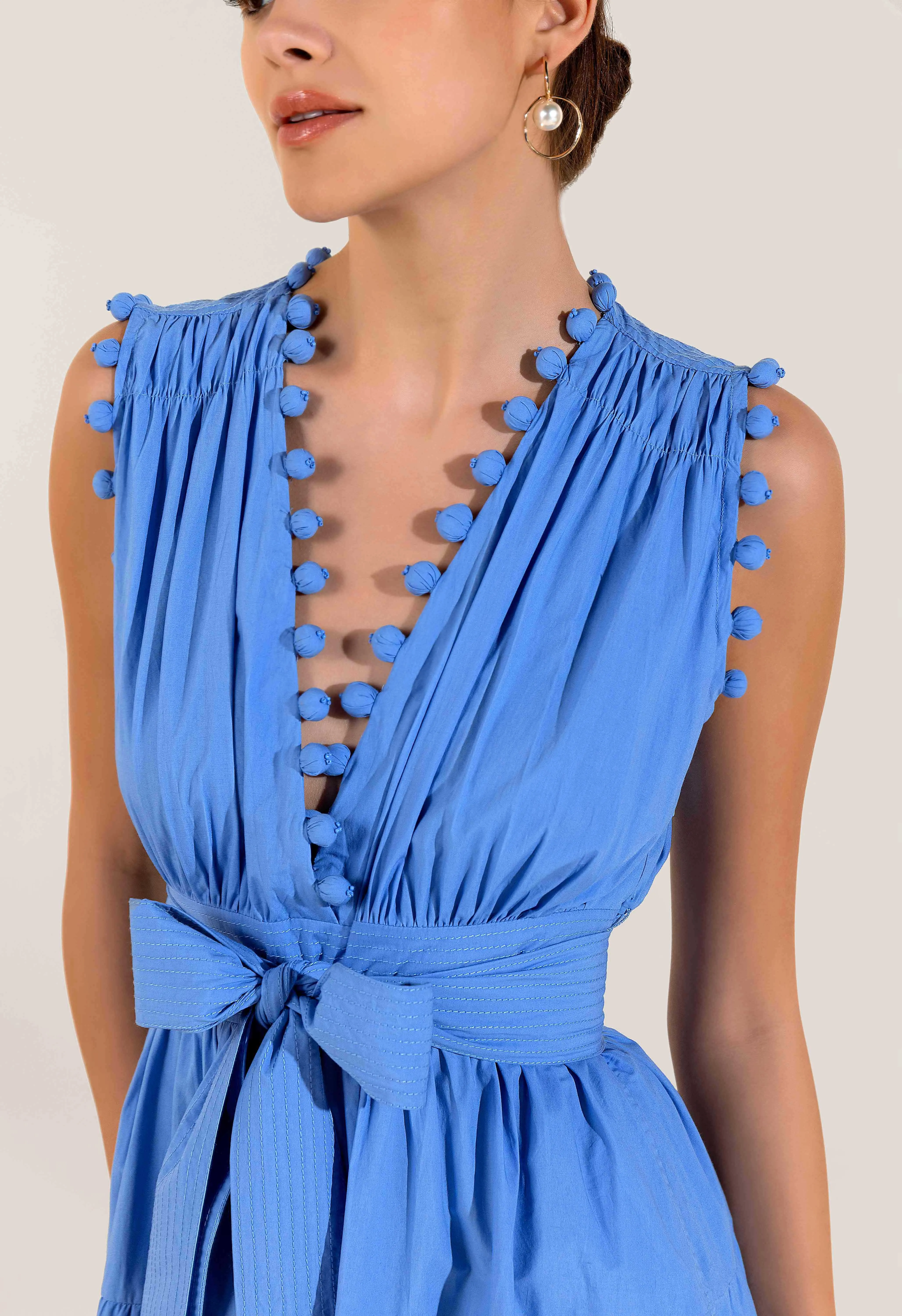 Santa Cruz Midi Dress Blue