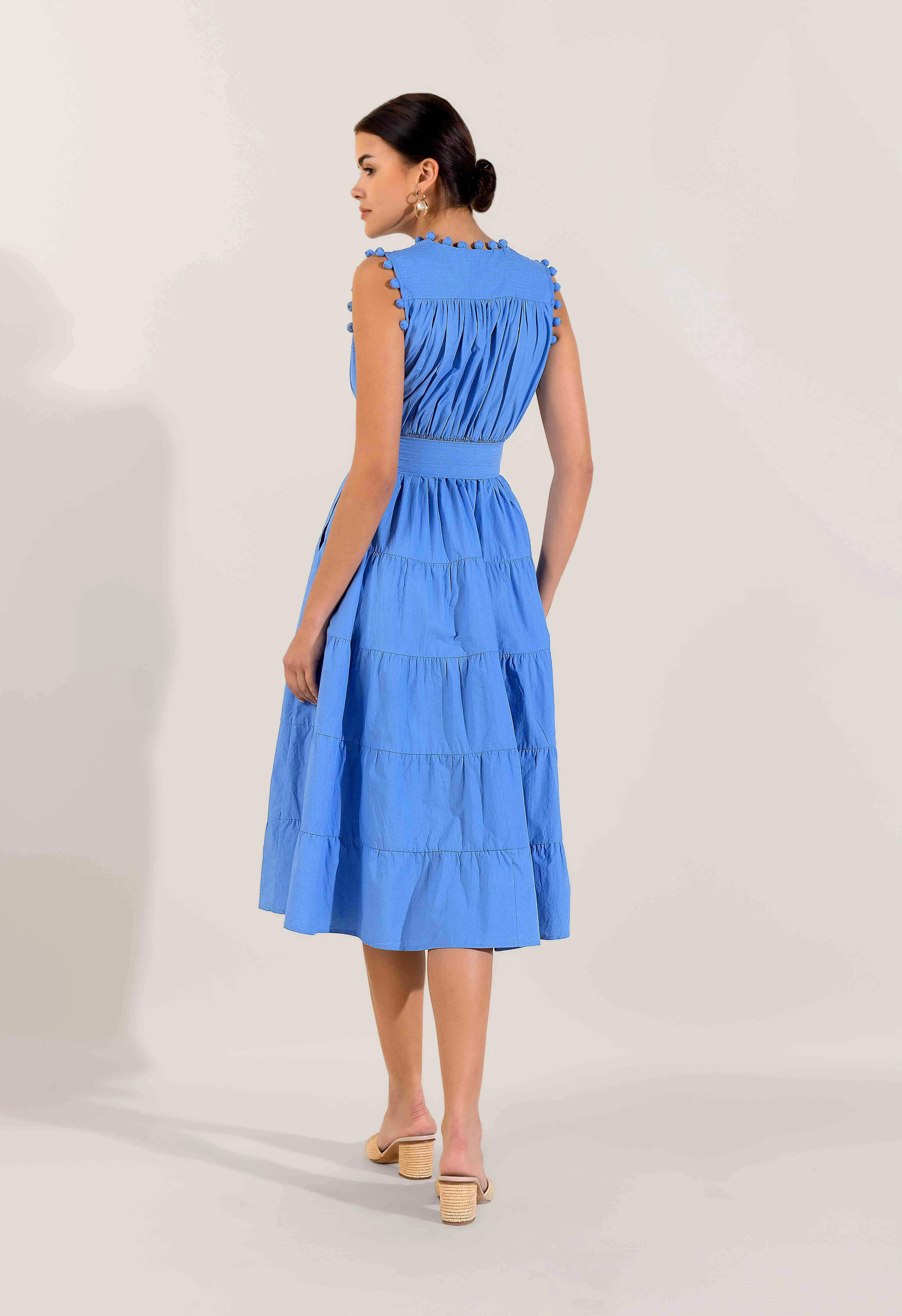 Santa Cruz Midi Dress Blue