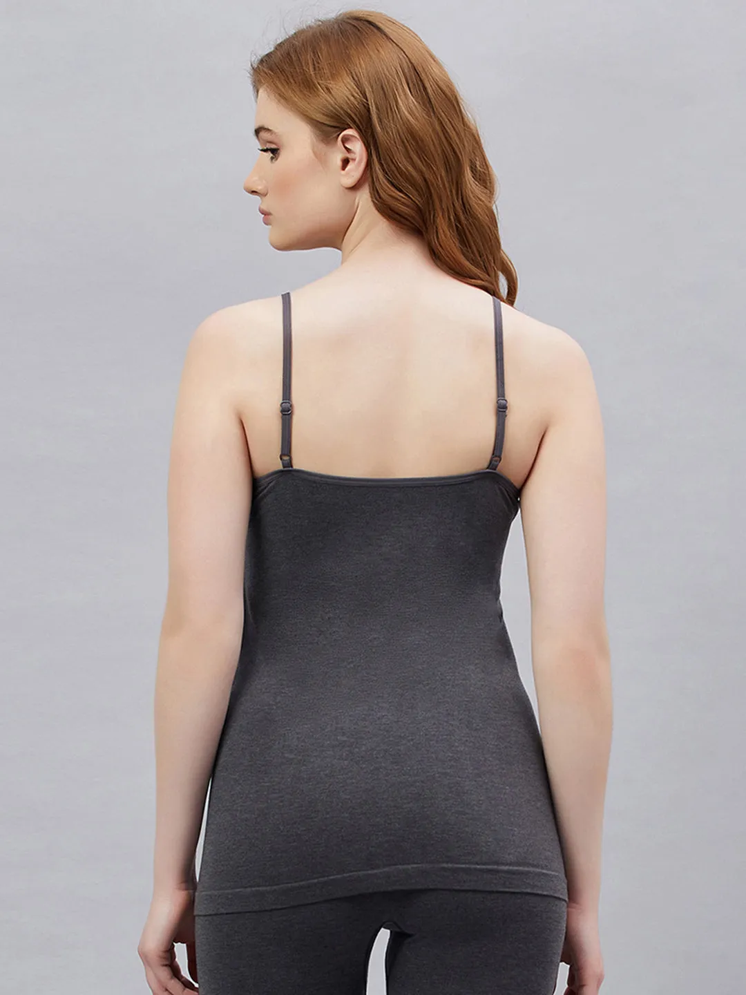 Seamless Heatmax Teen Camisole - Charcoal