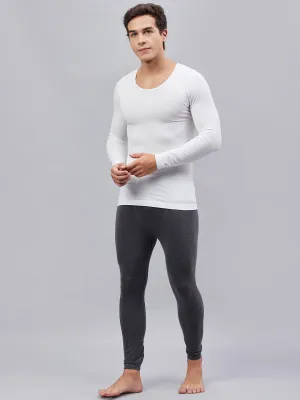 Seamless Heatmax Mens Under Shirt - White