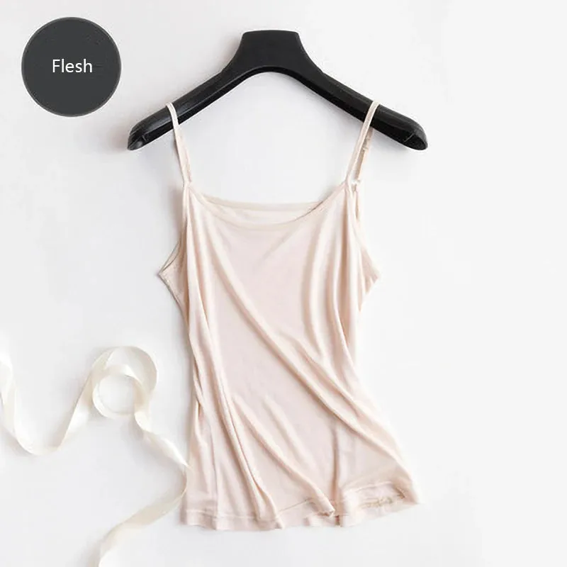 Singlet Women 100% Silk Camisoles