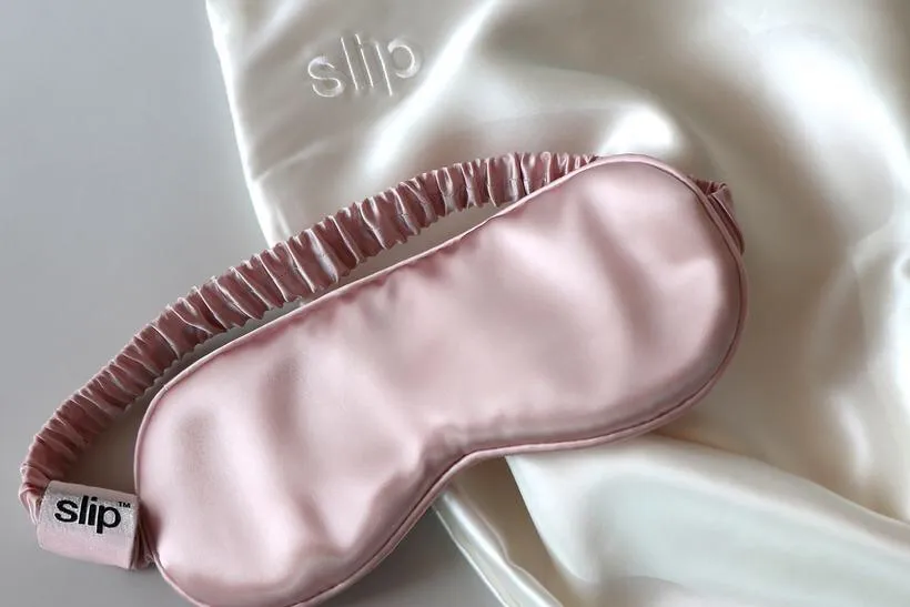 Slip Beauty Sleep Gift Set - White Pillowcase   Pink Sleep Mask