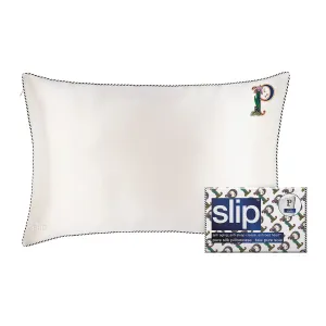 Slip Initial Pillowcase - P