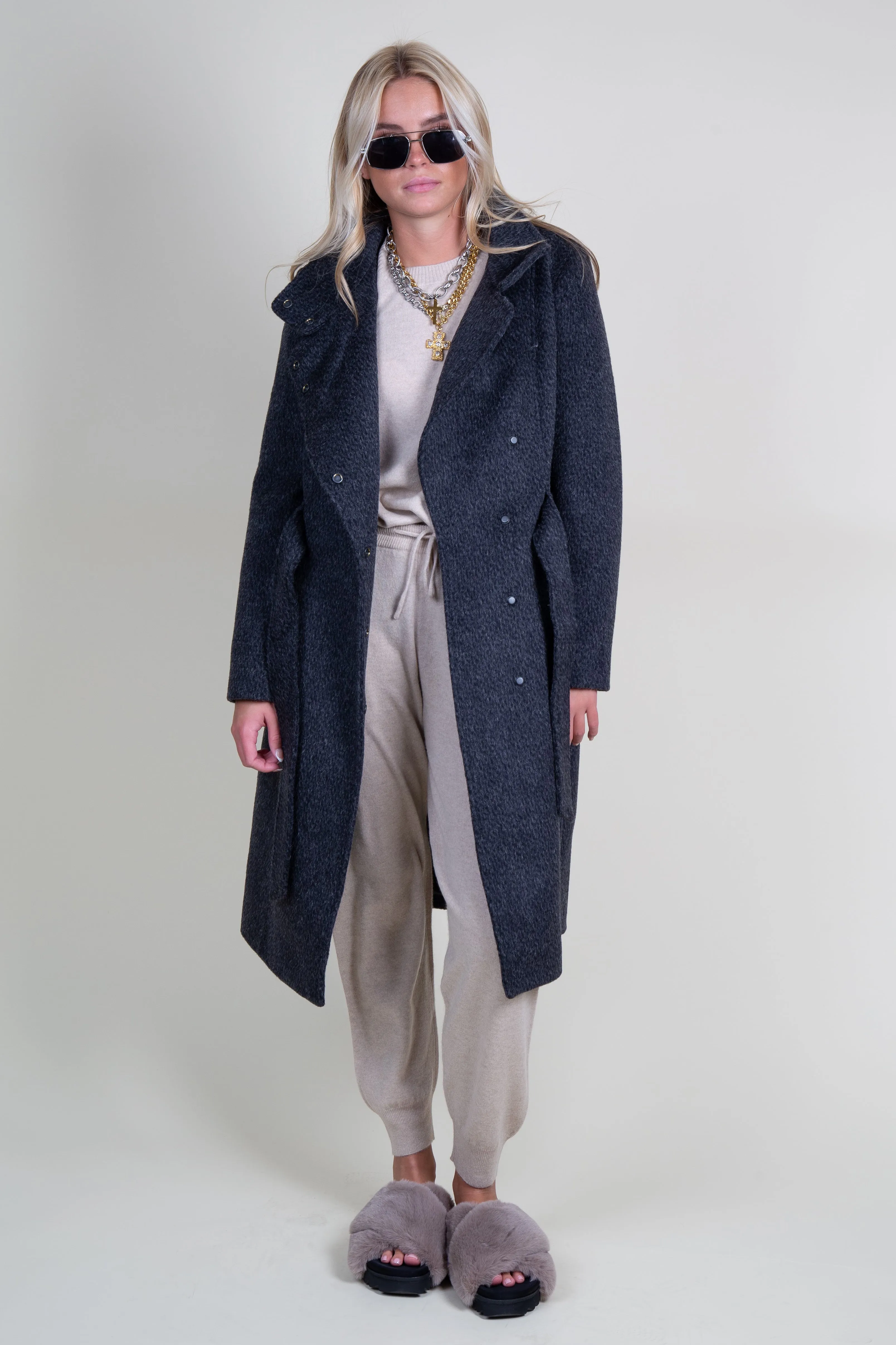 SOAI X KYO | Genie Belted Wool Coat