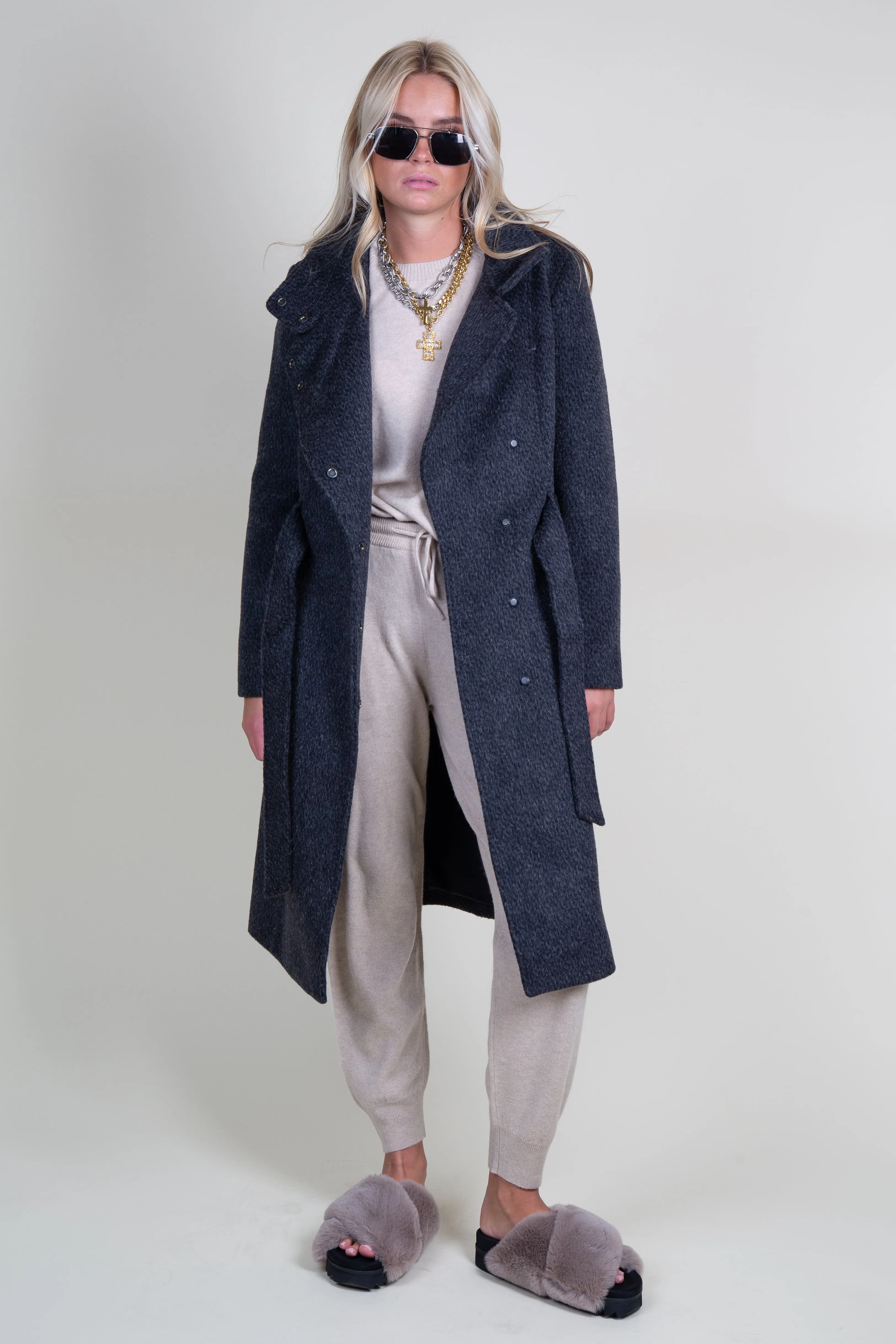 SOAI X KYO | Genie Belted Wool Coat