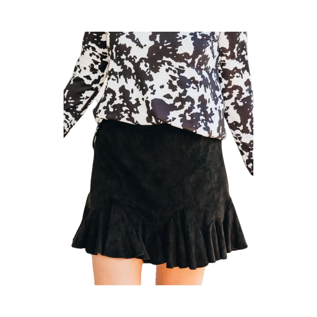 Southern Grace Women's Turning On The Charm Black Skirt