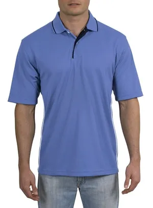 Sport-Tek - Dri-Mesh Sport Shirt with Striped Collar.  K467