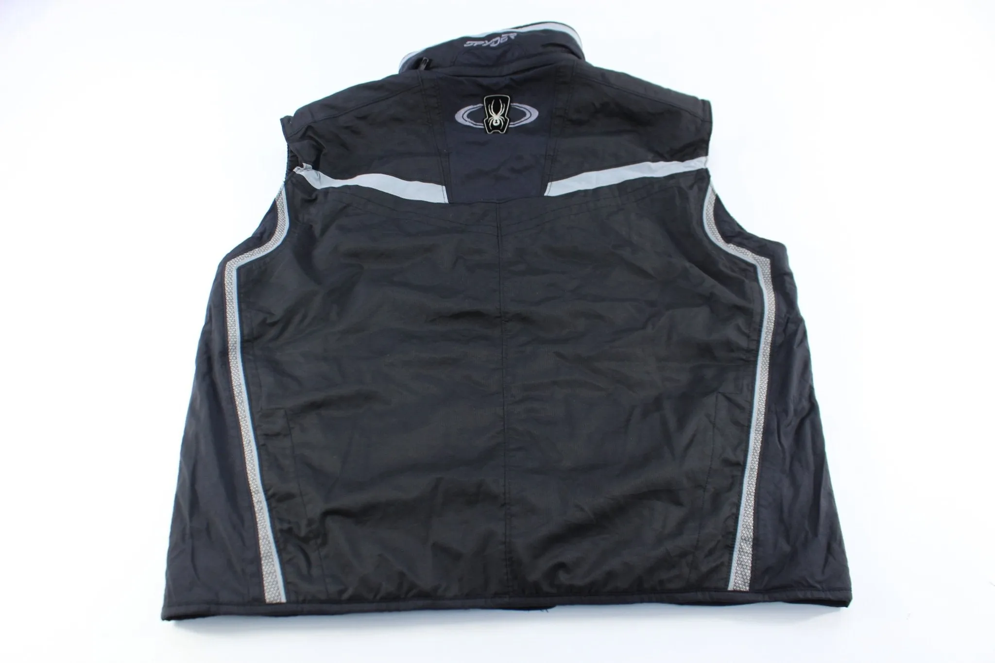 Spyder Black Zip Up Snow Vest