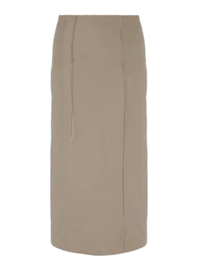 Stretch Pencil Overlock Skirt