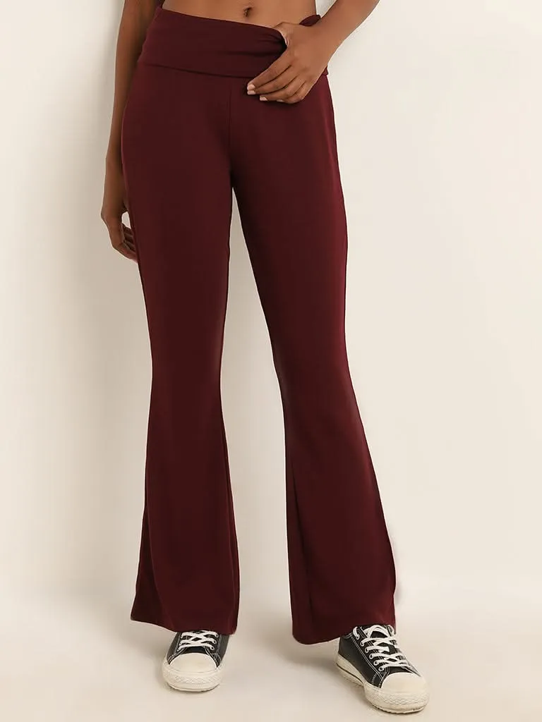 Superstar Dark Brown Mid-Rise Pants