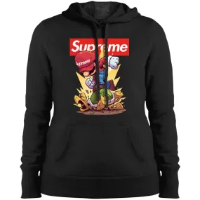 Supreme Mario Gaming T-shirt Women Hooded Sweatshirt