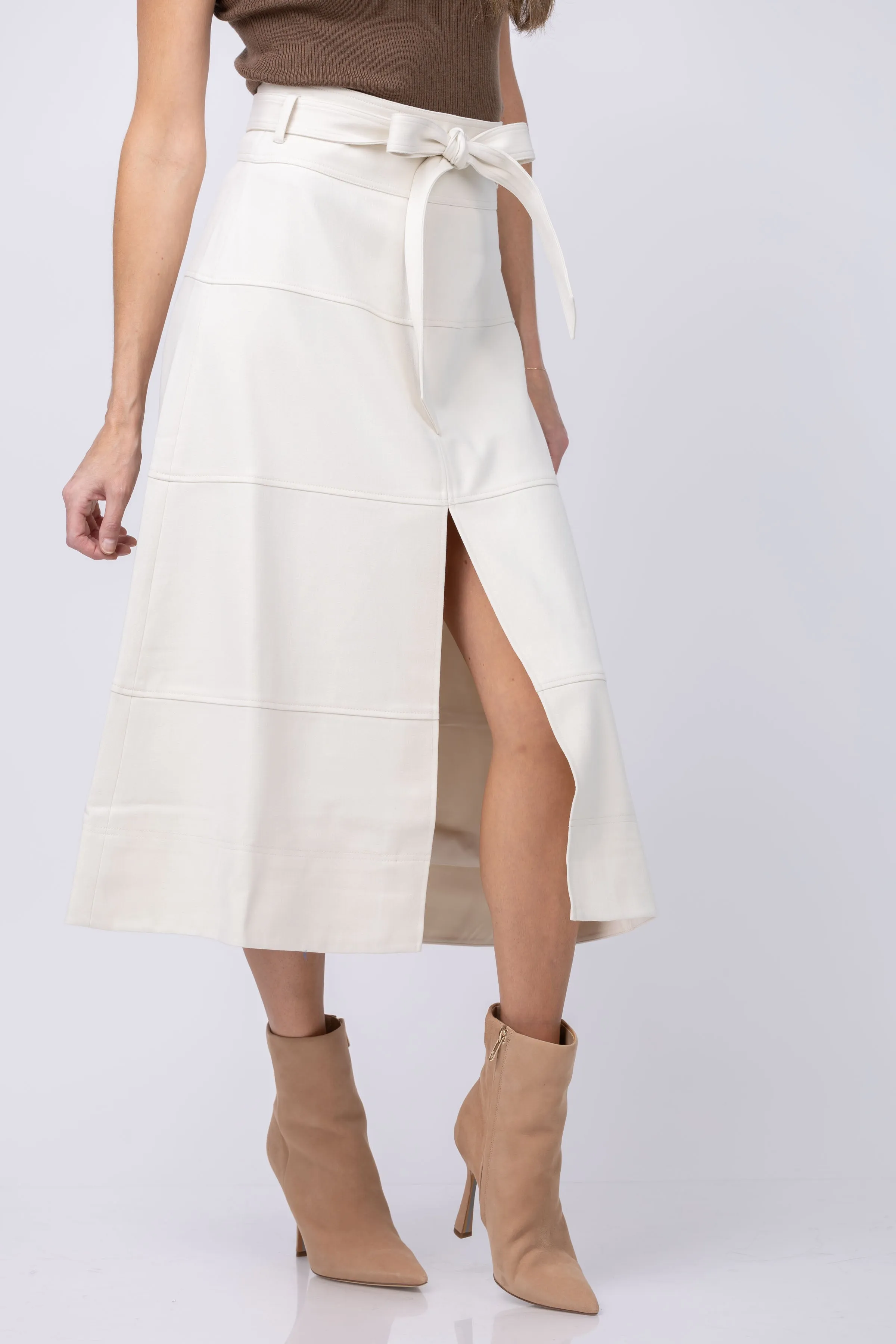 Tanya Taylor Hudson Skirt in Cream