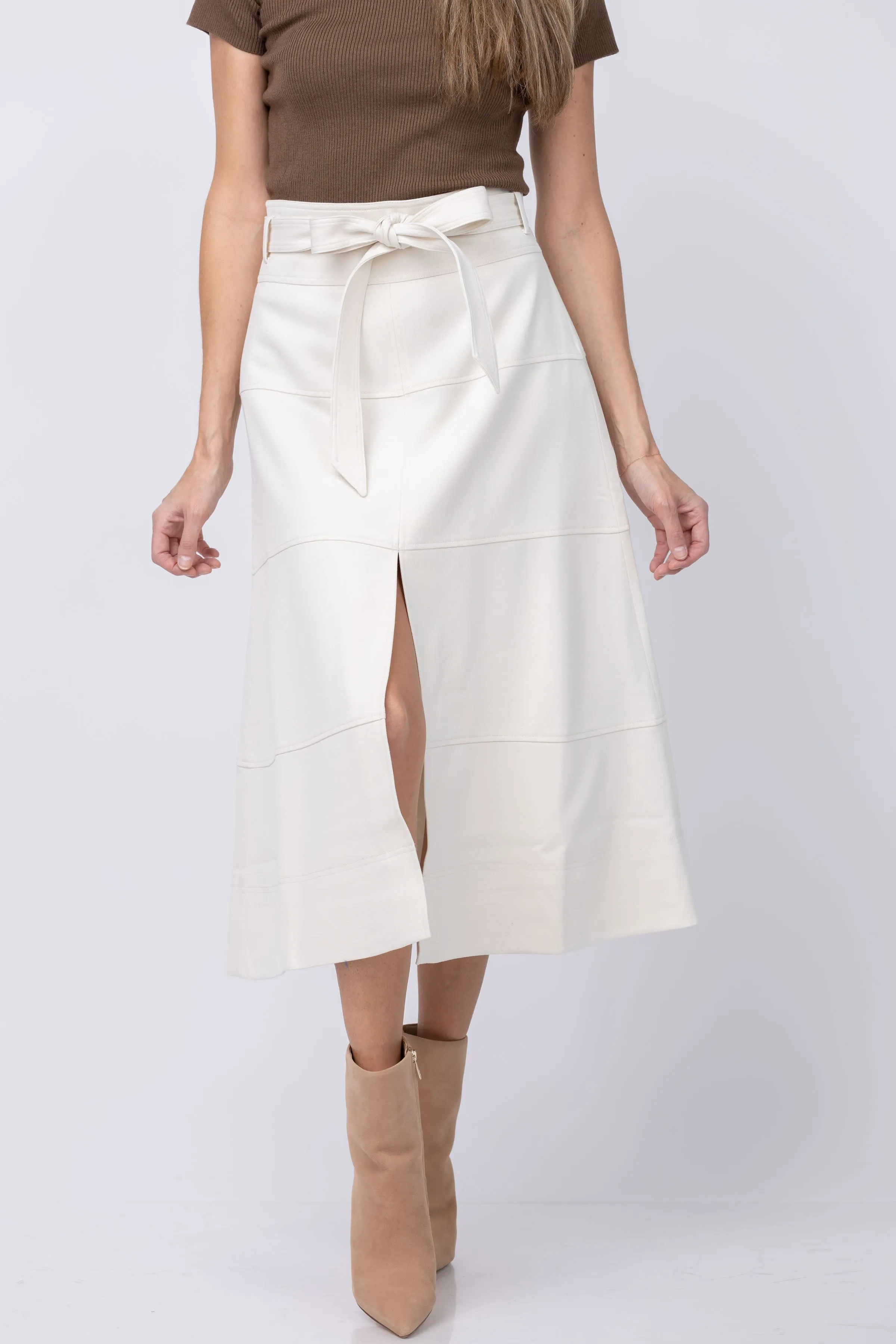 Tanya Taylor Hudson Skirt in Cream