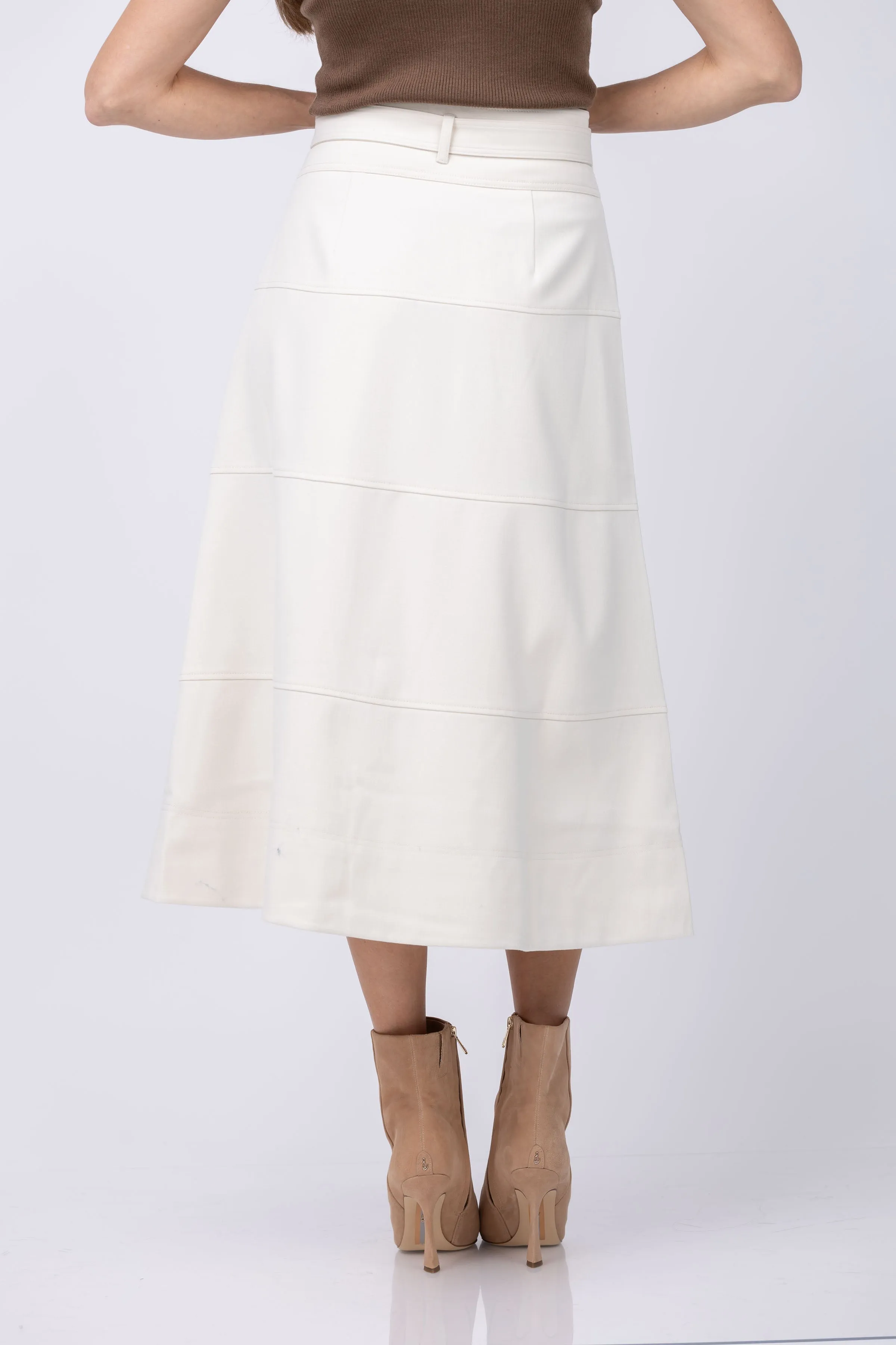 Tanya Taylor Hudson Skirt in Cream