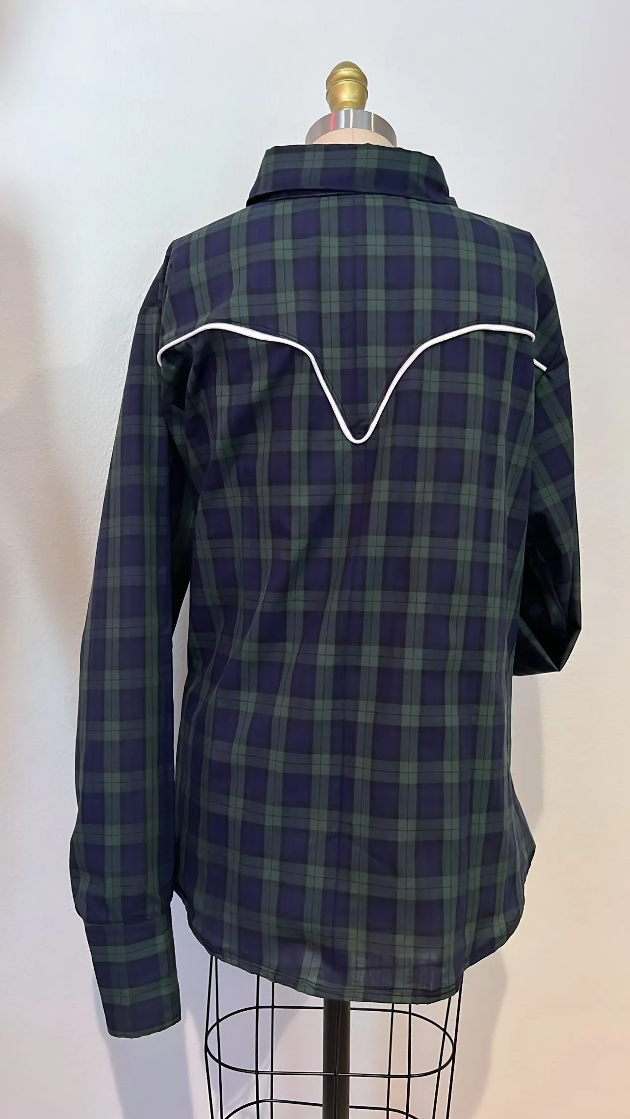 Tartan Pearl Snap Shirt