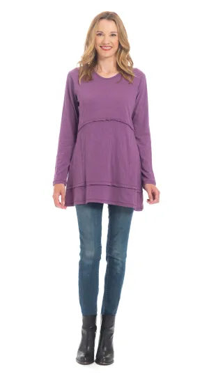 Tessa Tunic - violet - organic cotton