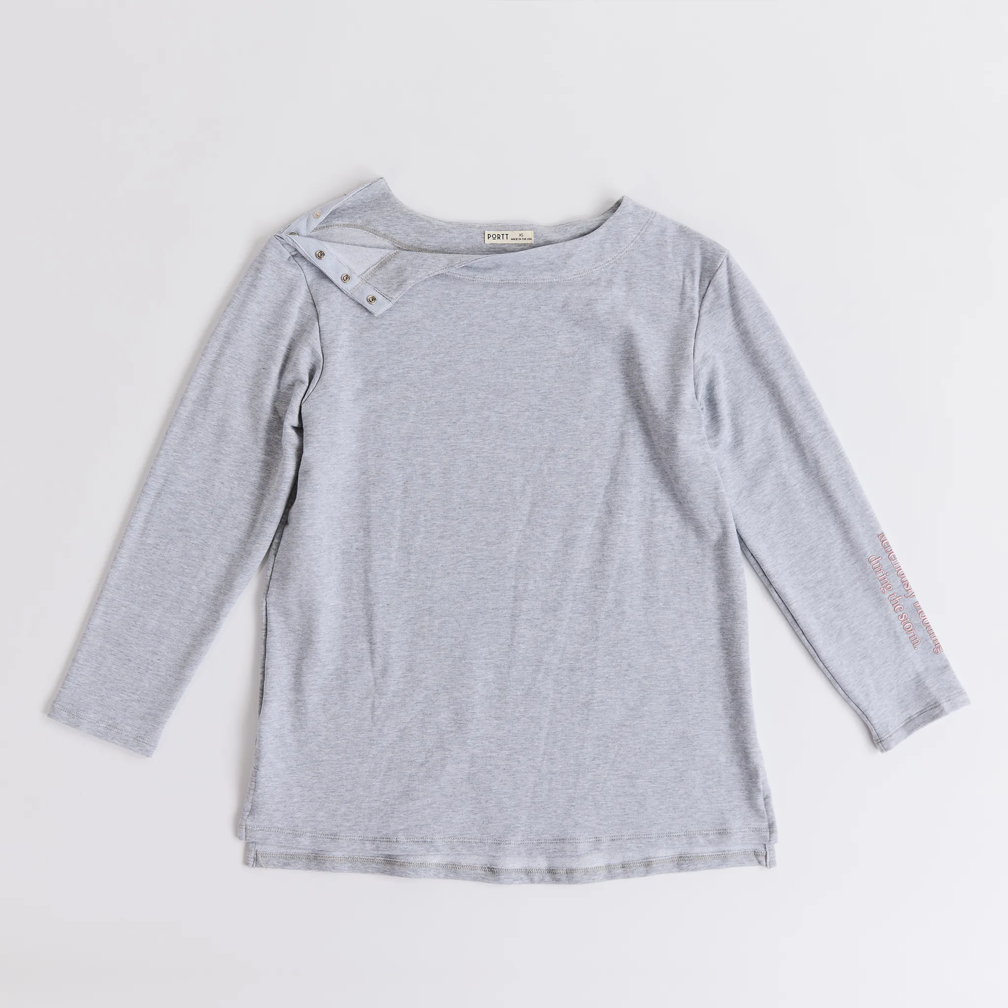 The Bloom Club Gray Long Sleeved Port Access Shirt