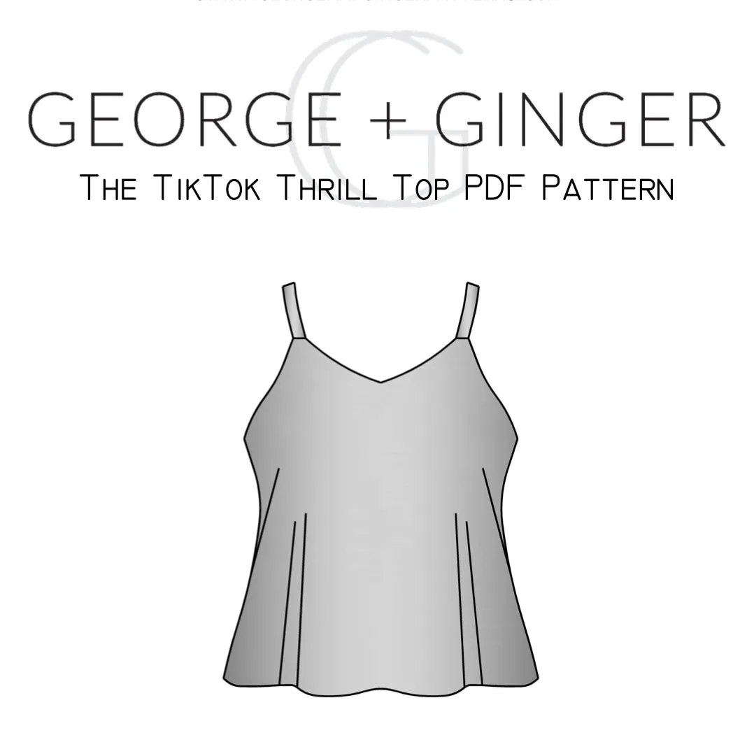 The TikTok Thrill Top PDF Sewing Pattern