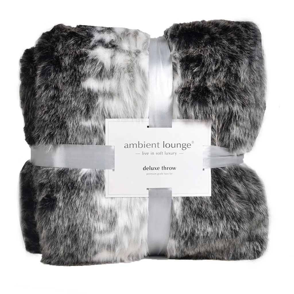 Throw - Deluxe Faux Fur Throw (Wild Animal)